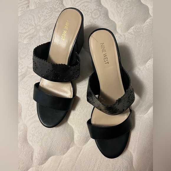 Nine West Shoes Nine West Heel Sandals Poshmark